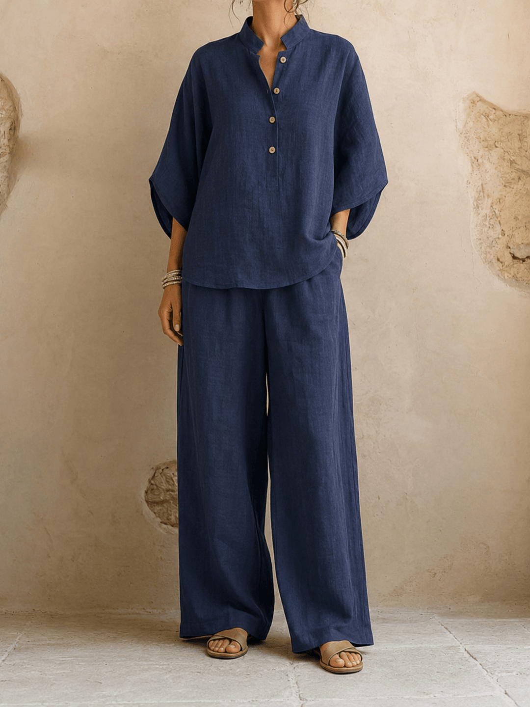 Maribel™ | Batwing Two-Piece Trouser Set