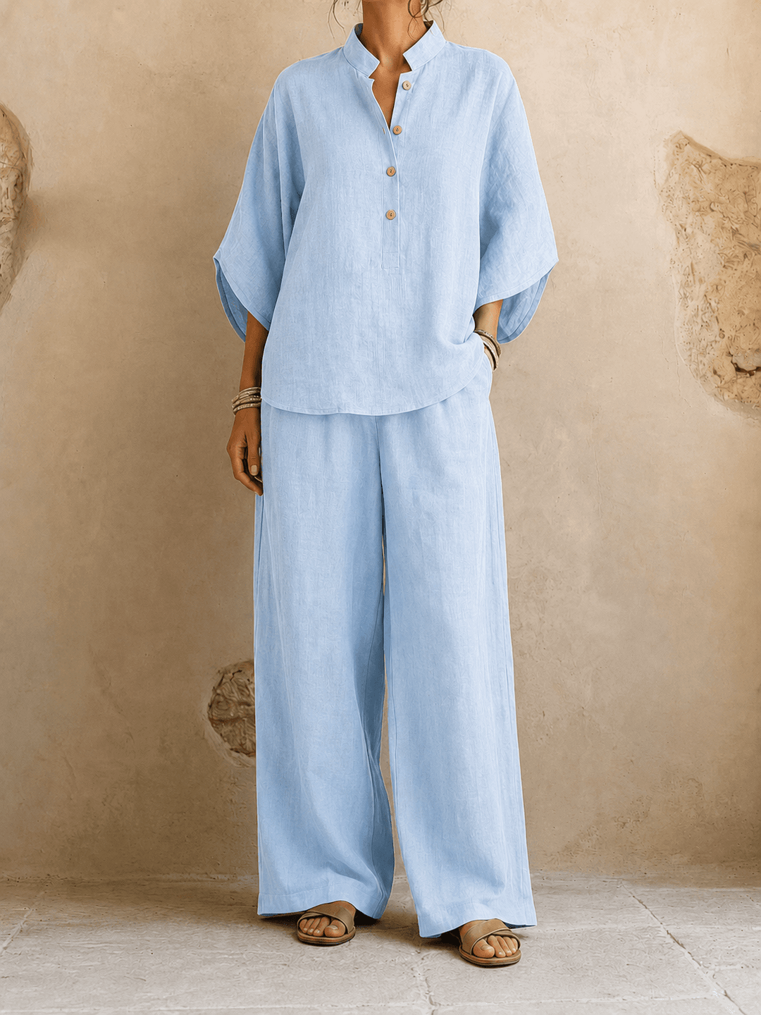 Maribel™ | Batwing Two-Piece Trouser Set