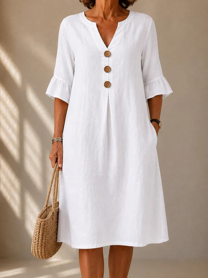 Margaret™ | Button Dress