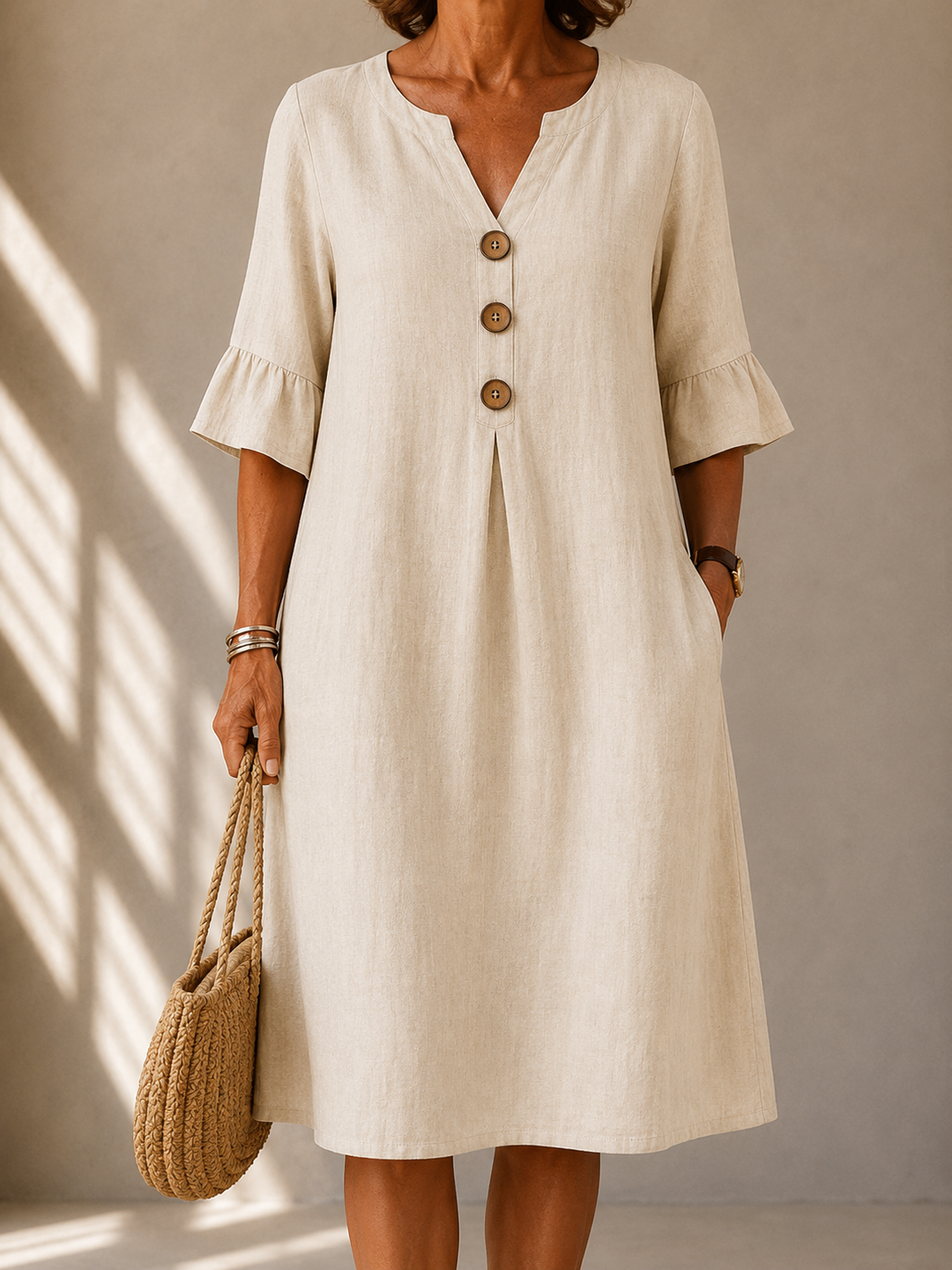Margaret™ | Button Dress