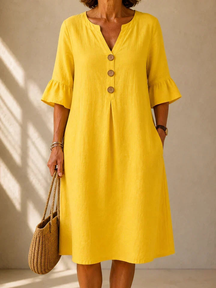 Margaret™ | Button Dress