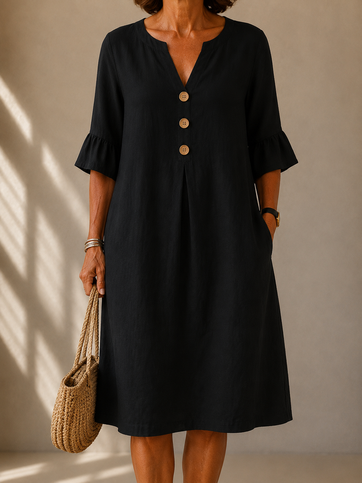 Margaret™ | Button Dress