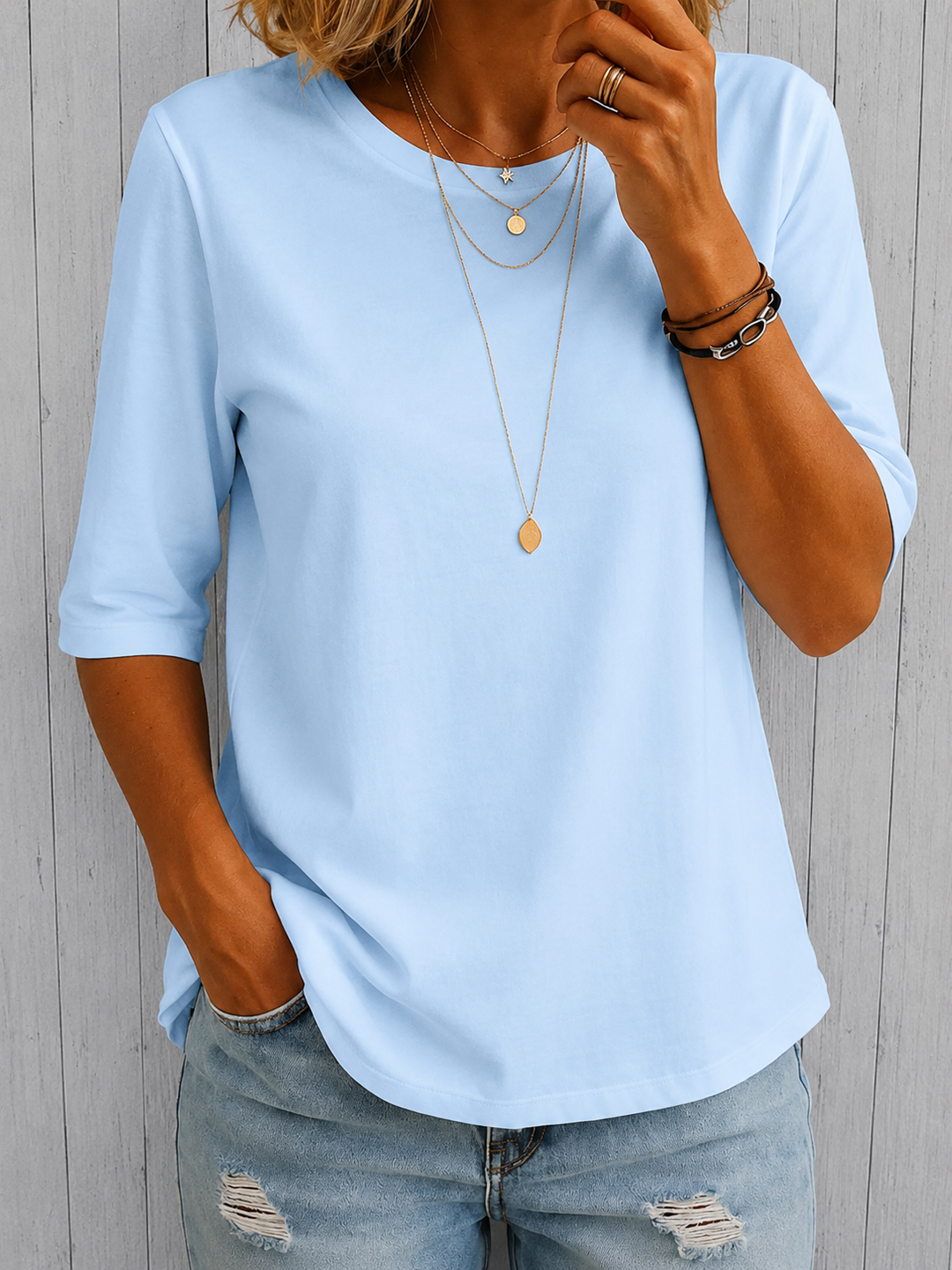 HARPER™ | RELAXED EVERYDAY HALF-SLEEVE TEE