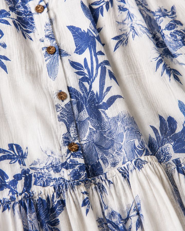 Chloe | Floral Button Maxi Dress