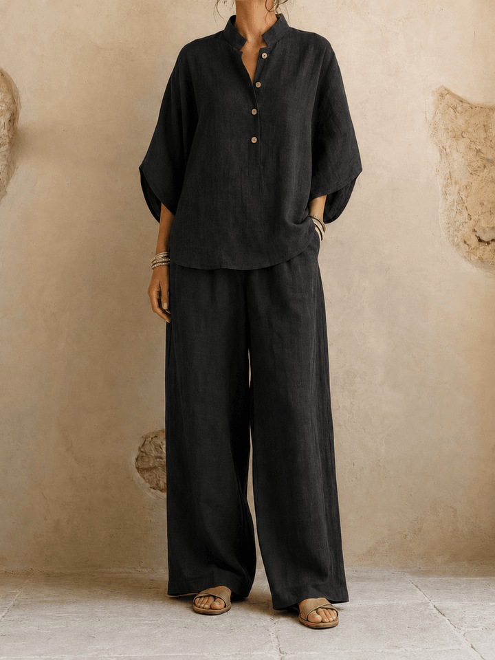 Maribel™ | Batwing Two-Piece Trouser Set