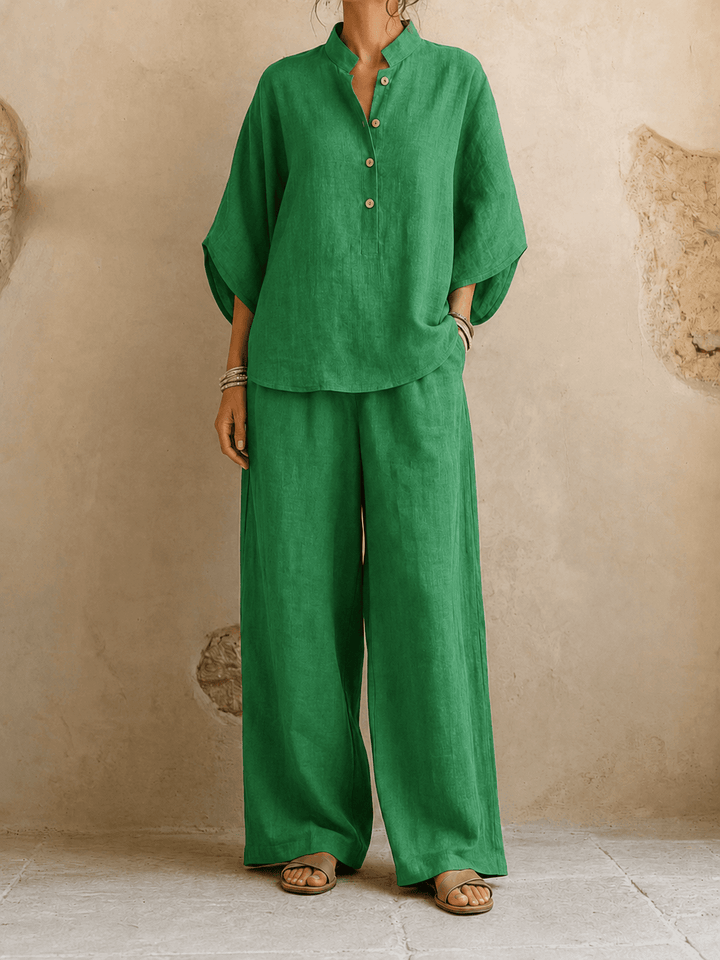 Maribel™ | Batwing Two-Piece Trouser Set